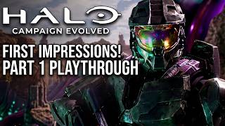 First Look at Halo Campaign Evolved - Part 1 Full Gameplay
